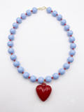 Collar chicle azul bby