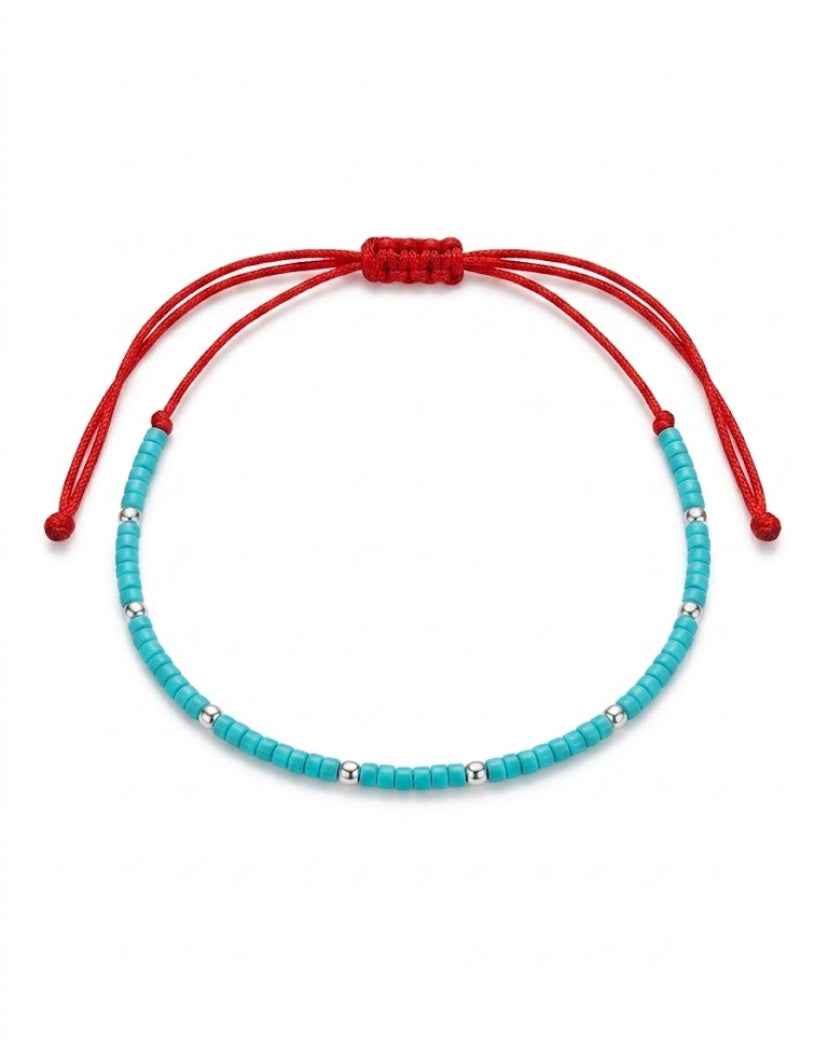 Pulsera miyuki delica turquesa Silver