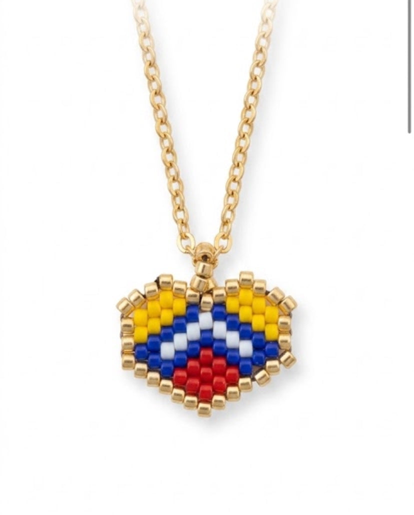 Collar corazón Vzla