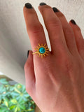 ANILLO SOL TURQUESA