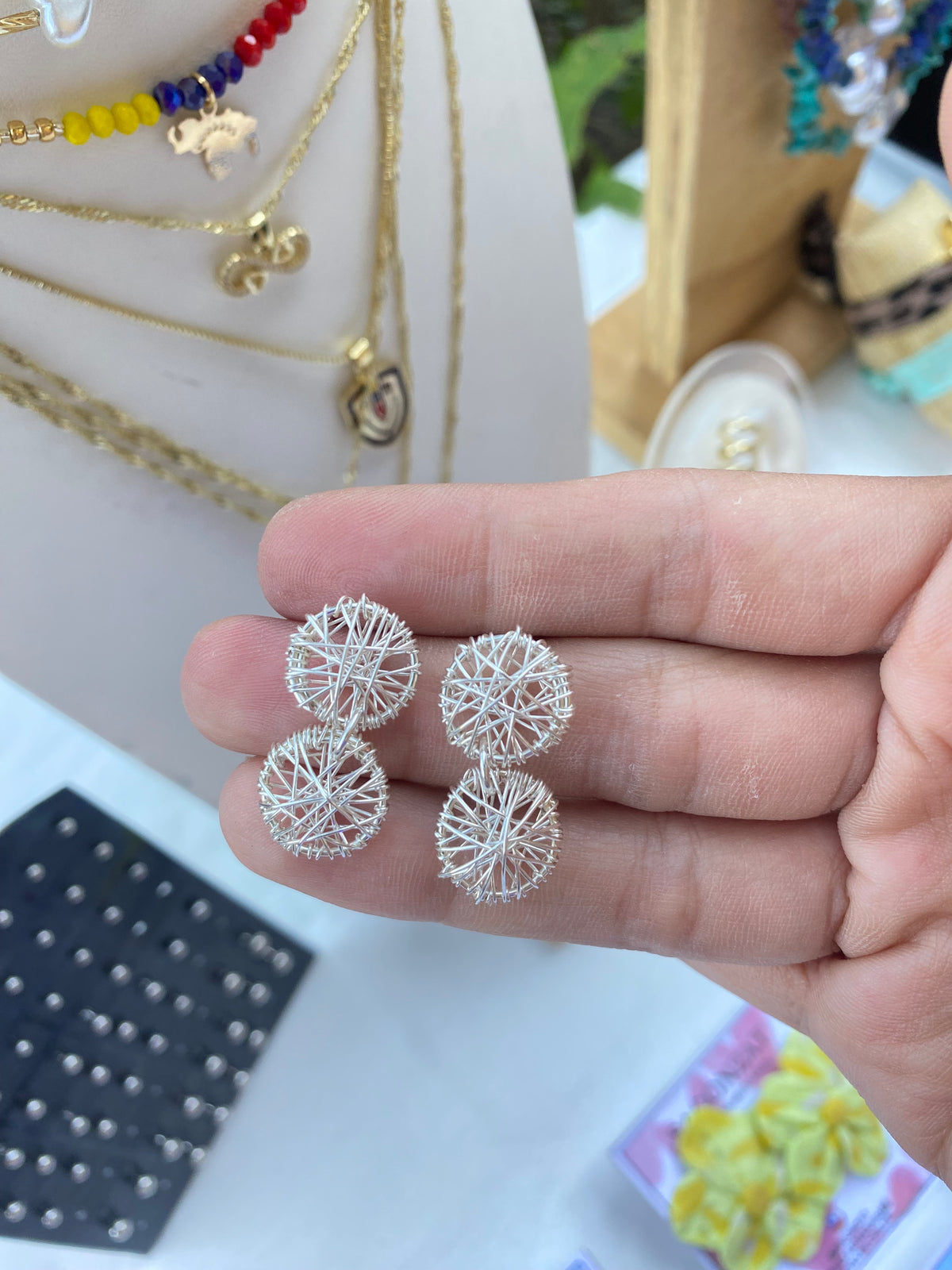 AROS ATRAPASUEÑOS DOBLE SILVER