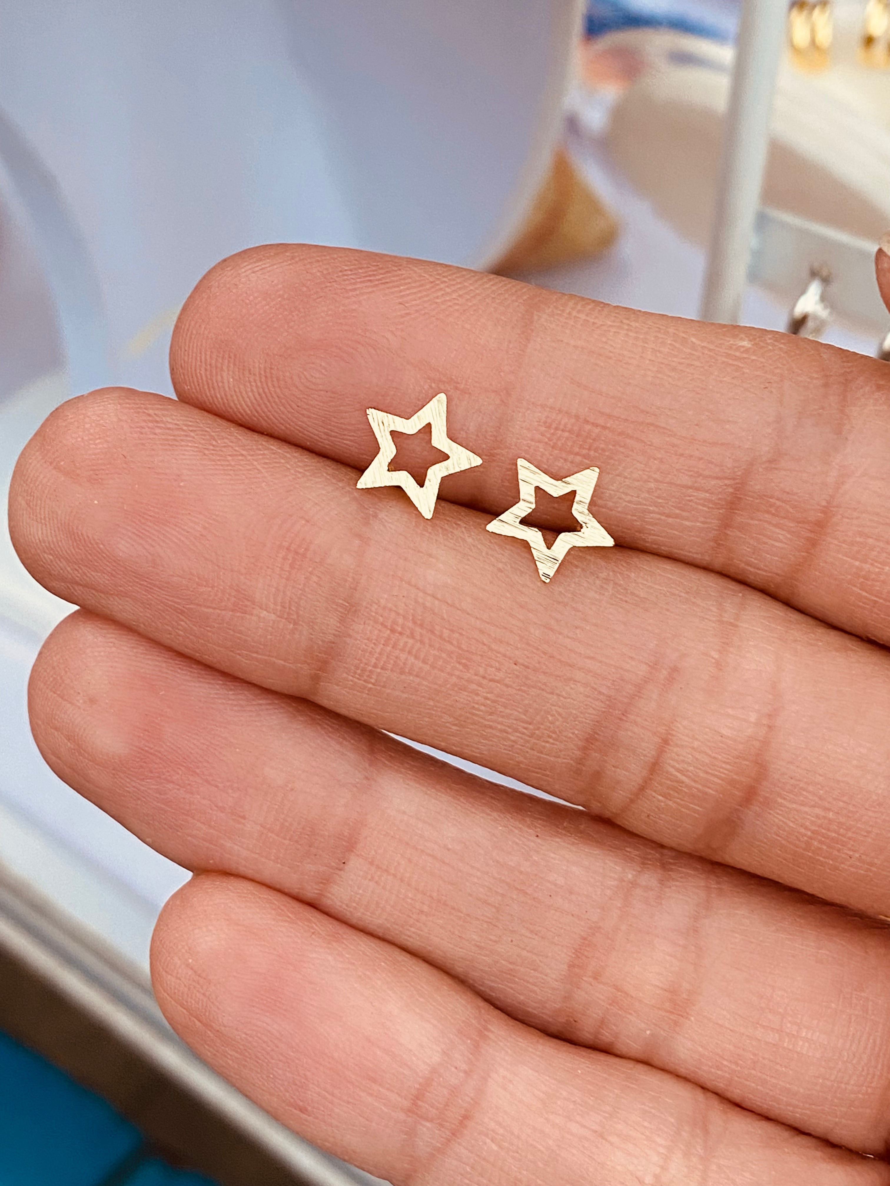 AROS TOPO ESTRELLA FORMA CALADA